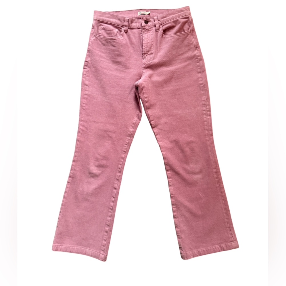 Faherty Women’s Dusty Rose Organic Cotton Corduroy Stretch Pants Size 28